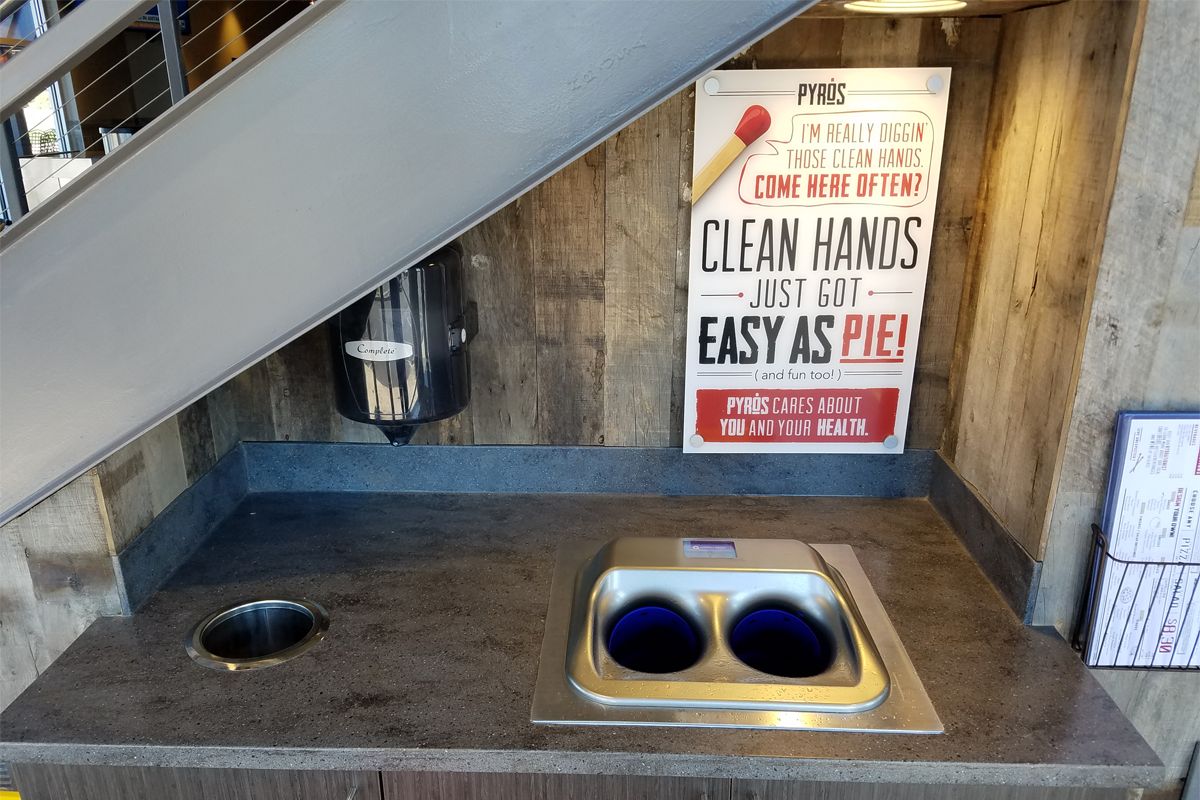 CleanTech ELFC Automatic Hand Washing Station Meritech